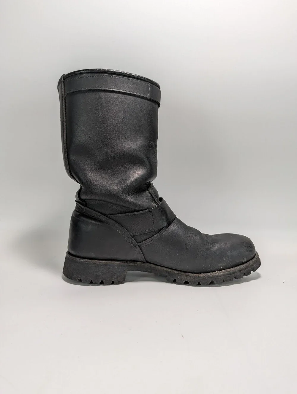 Red Wing Boots Black Engineer Motorcycle Boots 970